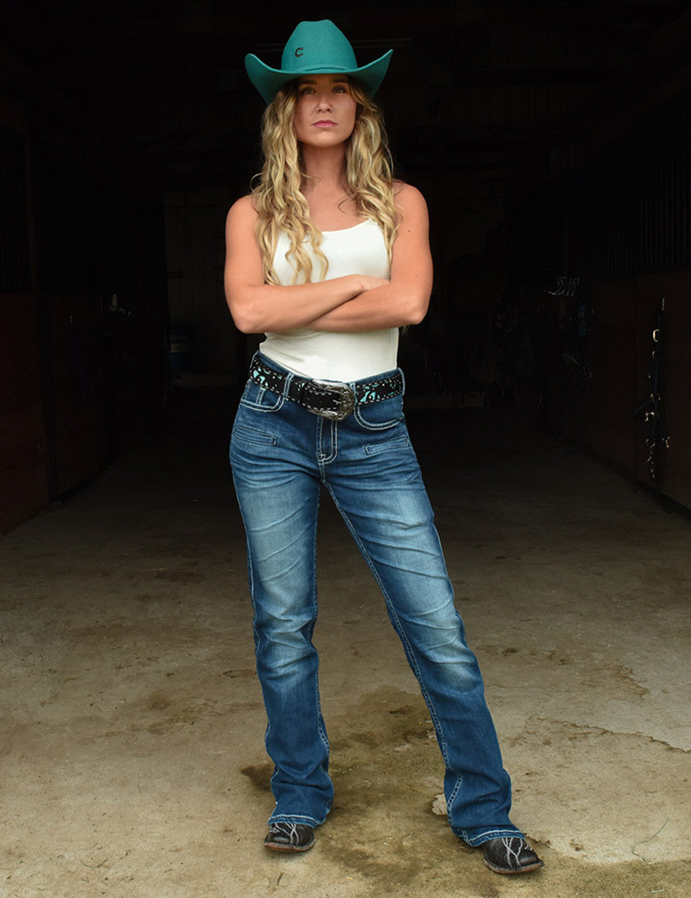 Cowgirl Tuff Edgy Natural Waist