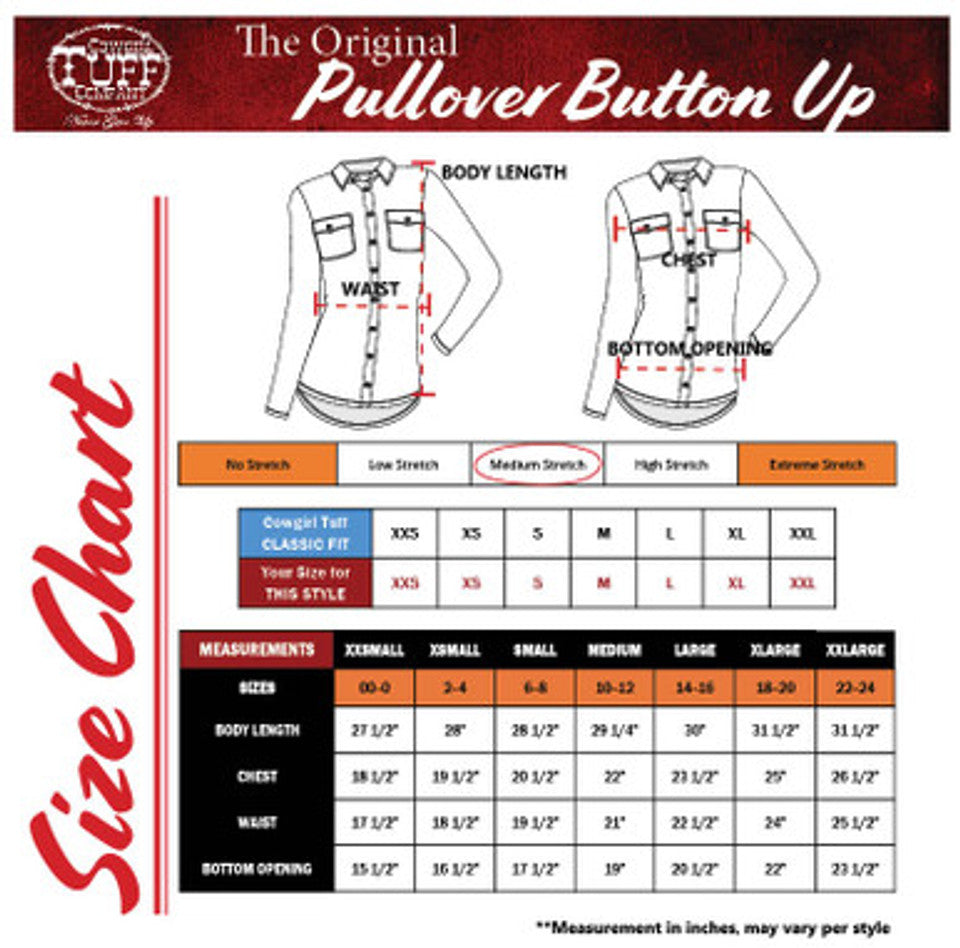 Cowgirl Tuff Burgundy Paisley Pullover Shirt