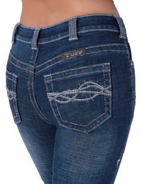 Cowgirl Tuff Don't Fence Me In Flannel Jeans