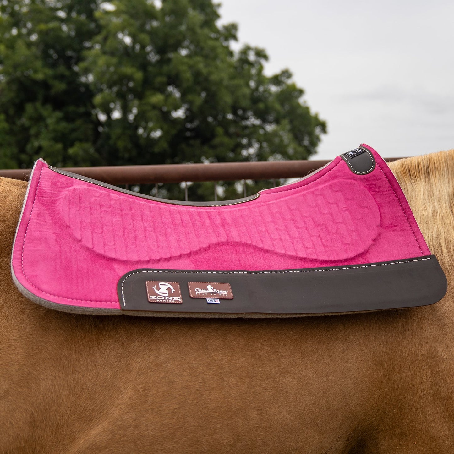 Classic Equine Zone Micro Suede Pad