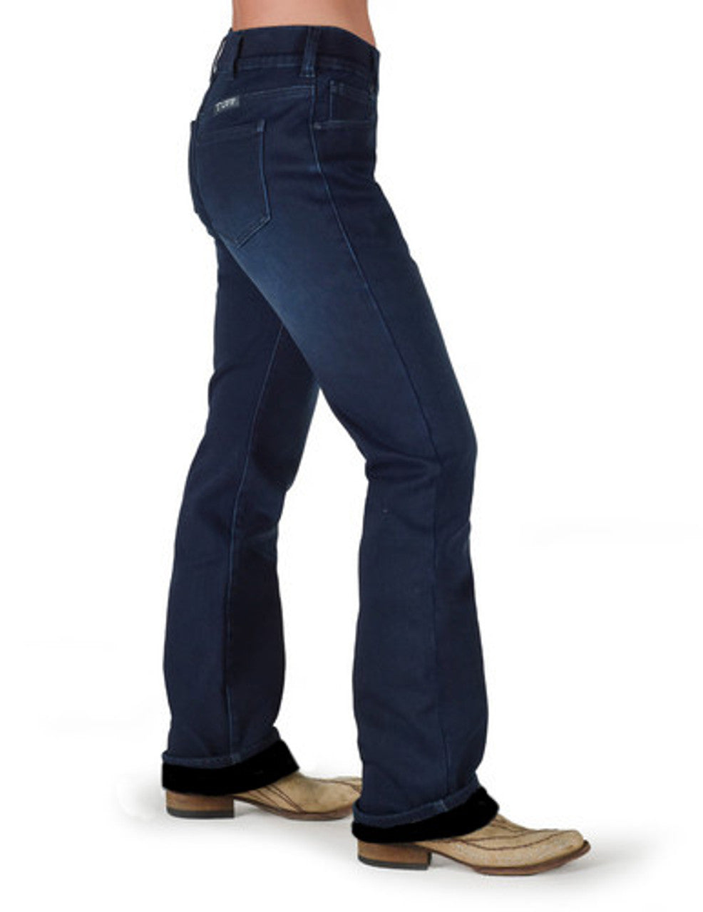 Cowgirl Tuff Pull on Fleece Jeans