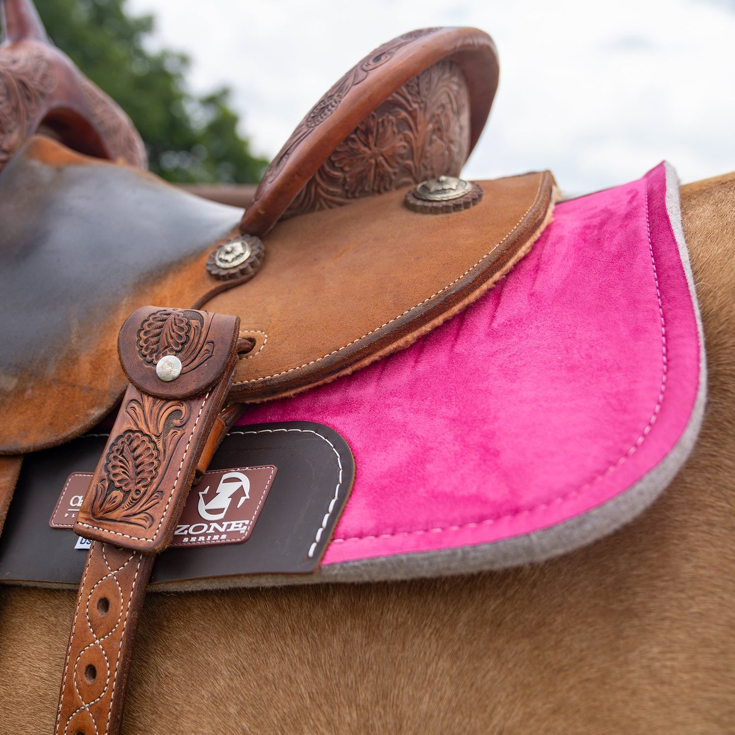 Classic Equine Zone Micro Suede Pad