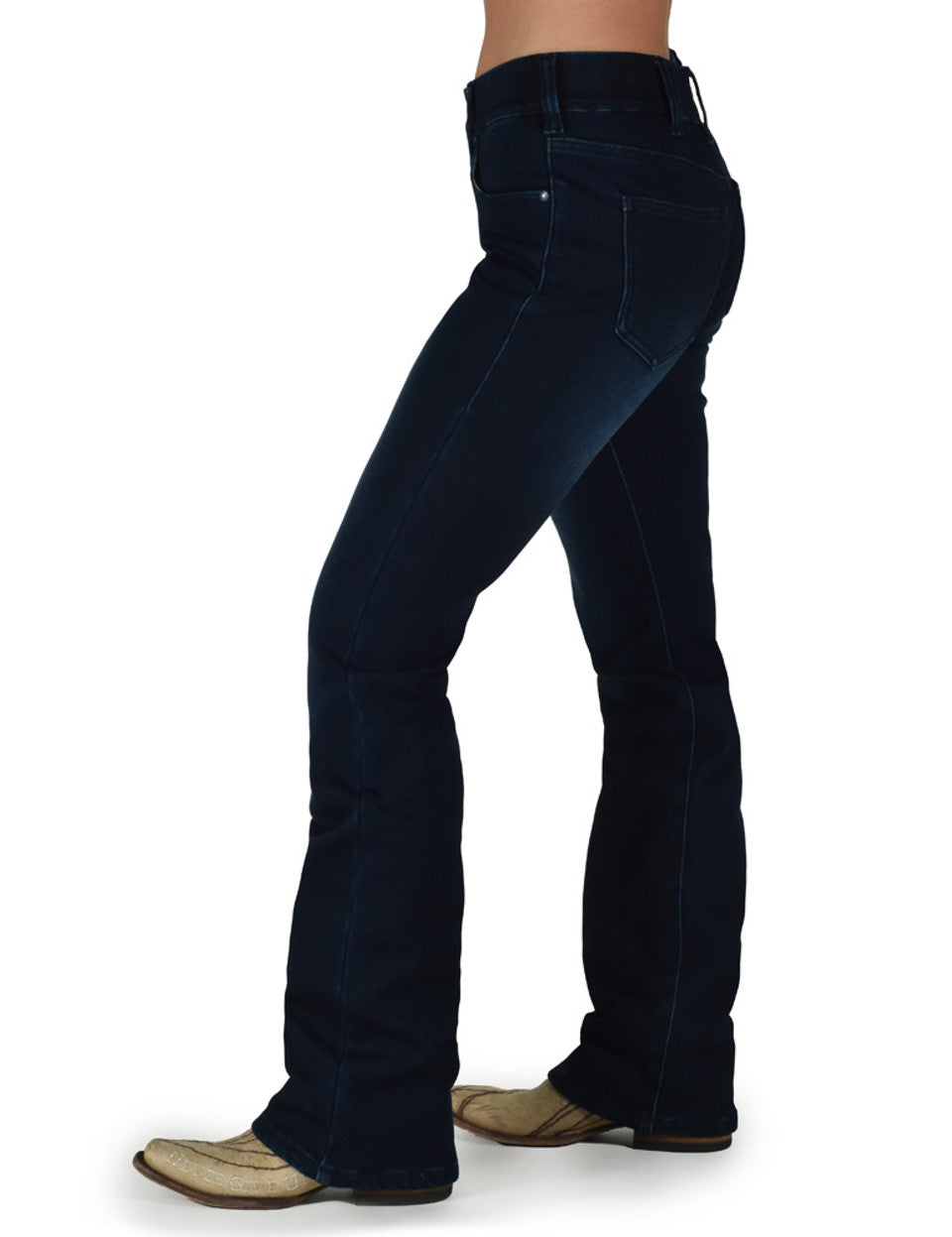 Cowgirl Tuff Pull on Fleece Jeans