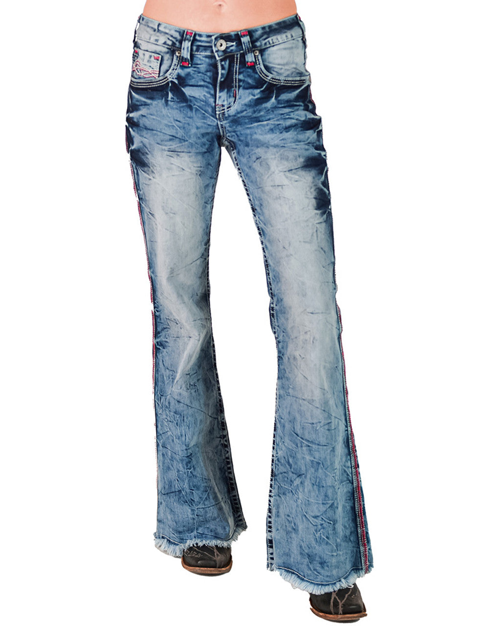 Cowgirl Tuff Blazin Red Jeans