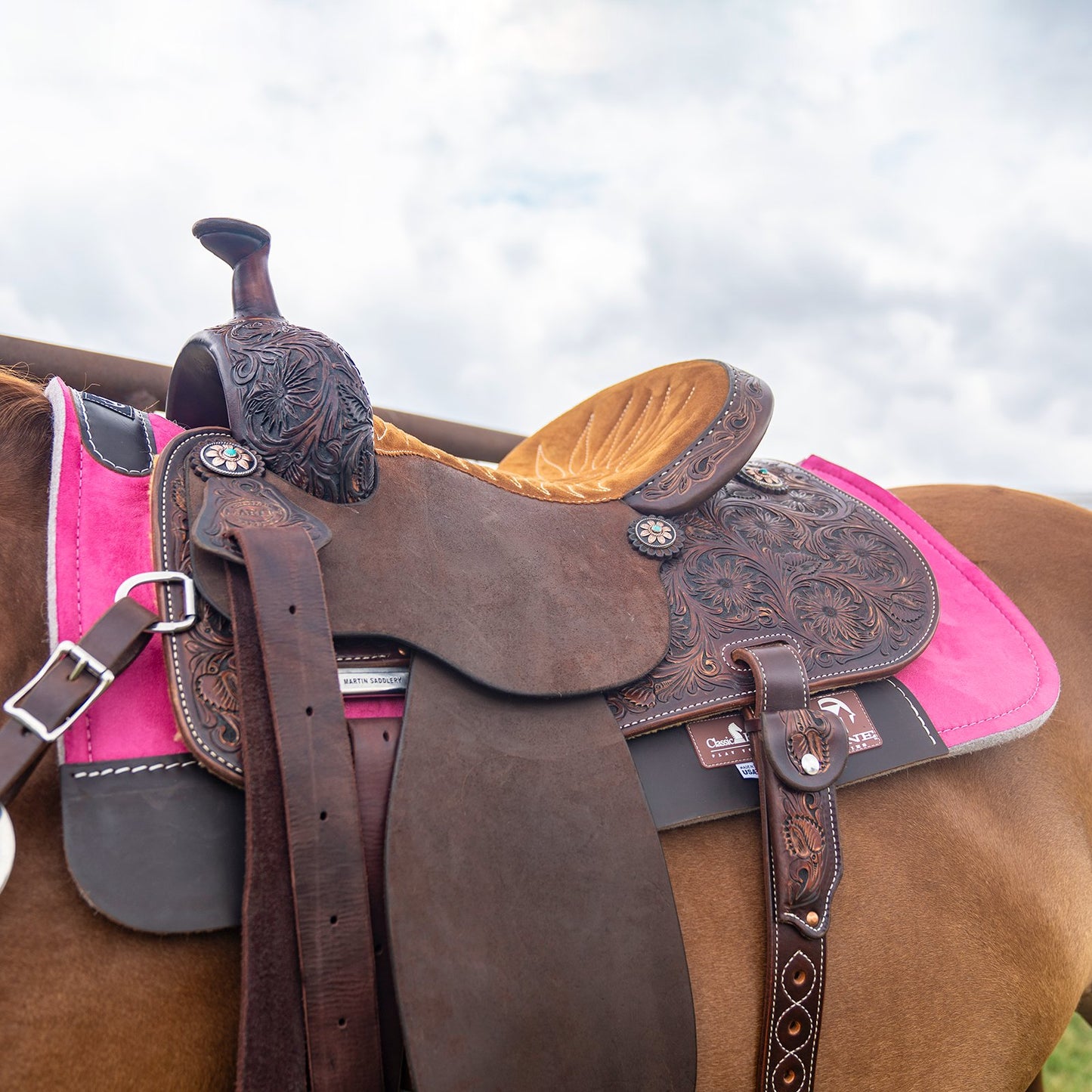 Classic Equine Zone Micro Suede Pad