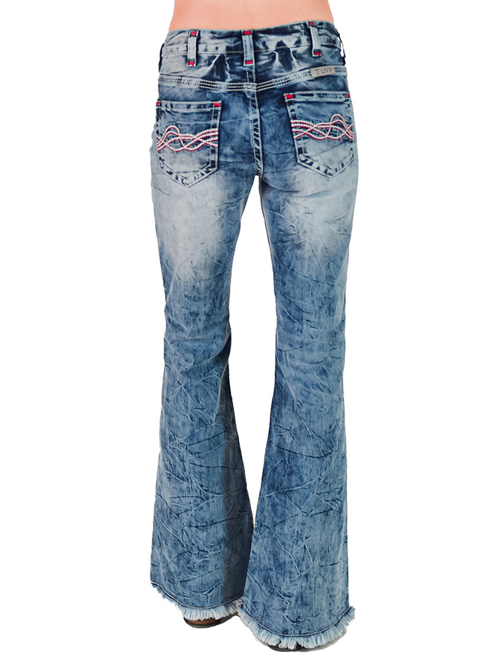 Cowgirl Tuff Blazin Red Jeans