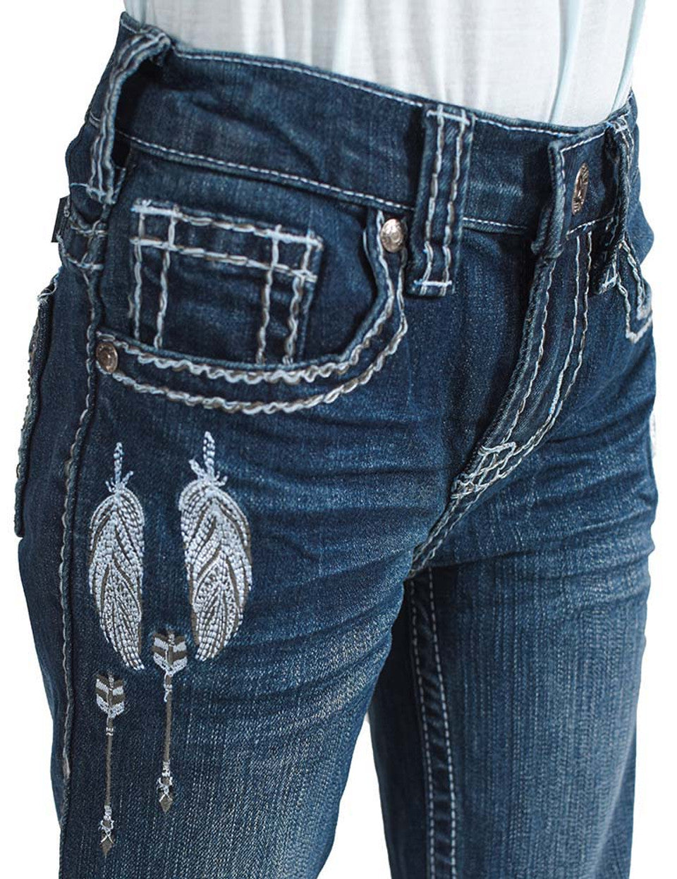 Cowgirl Tuff Girls Fly Jeans