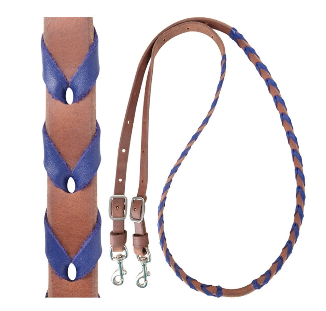 Laced Barrel Reins