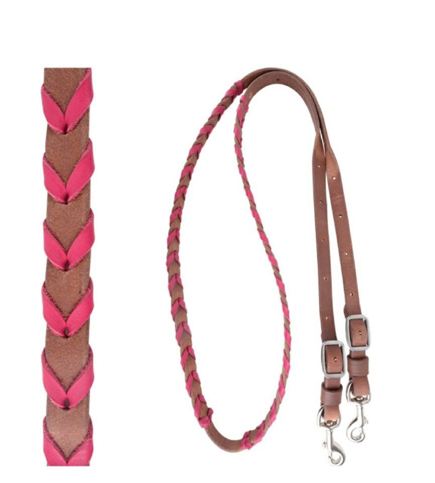 Laced Barrel Reins