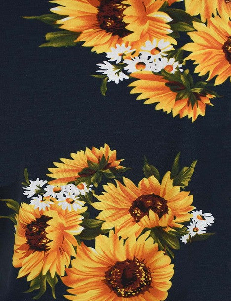 Cowgirl Tuff Pullover Sunflower Shirt