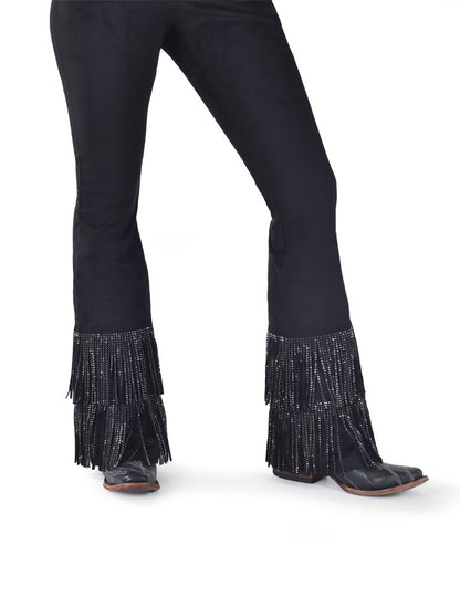 Bling Fringe Flare Pants