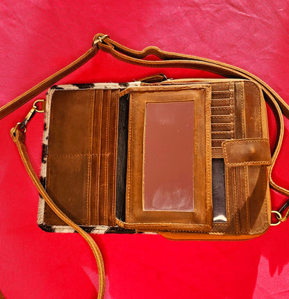 Branded Cowgirl Wallet - Brown