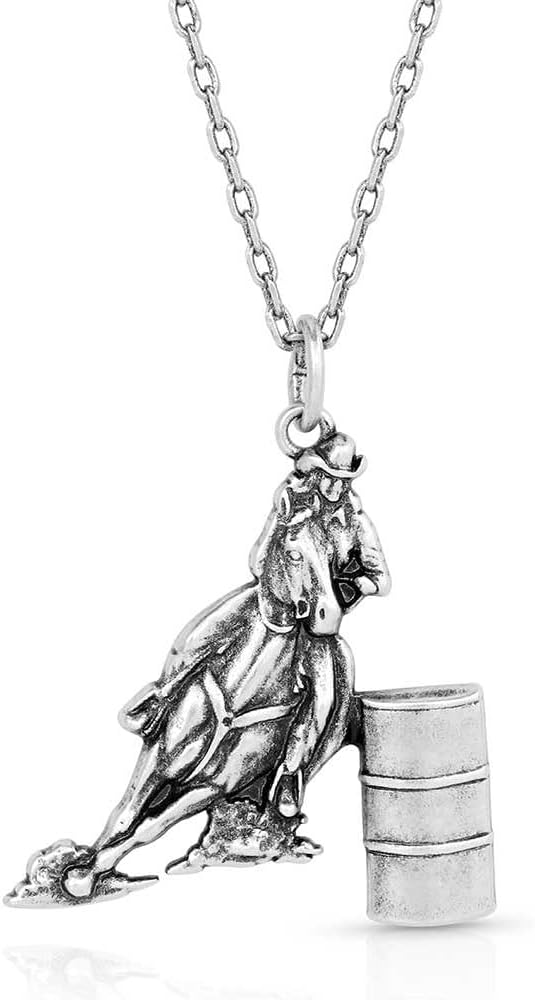 Montana Silversmiths Barrel Racer Pendant