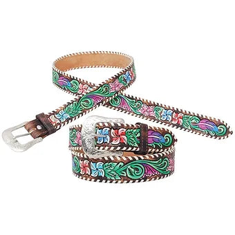 Circle Y Vibrant Garden Women's and Kids Belt