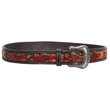 Fort Worth Tooled & Beaded Belt