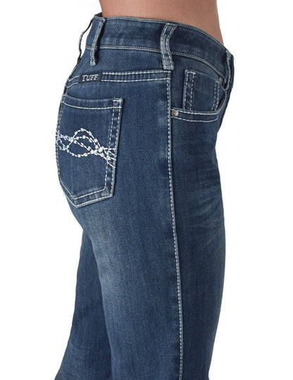 Cowgirl Tuff Edgy Flannel Jeans