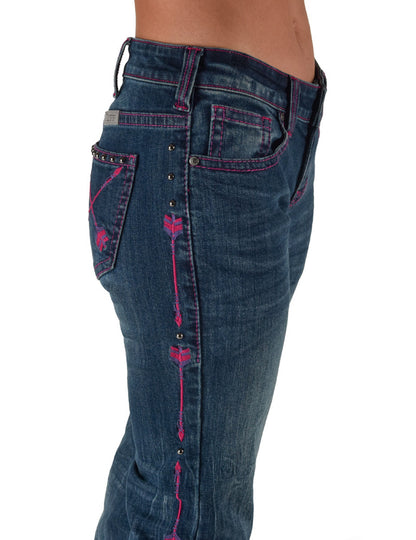 Cowgirl Tuff Pink Arrows Jeans