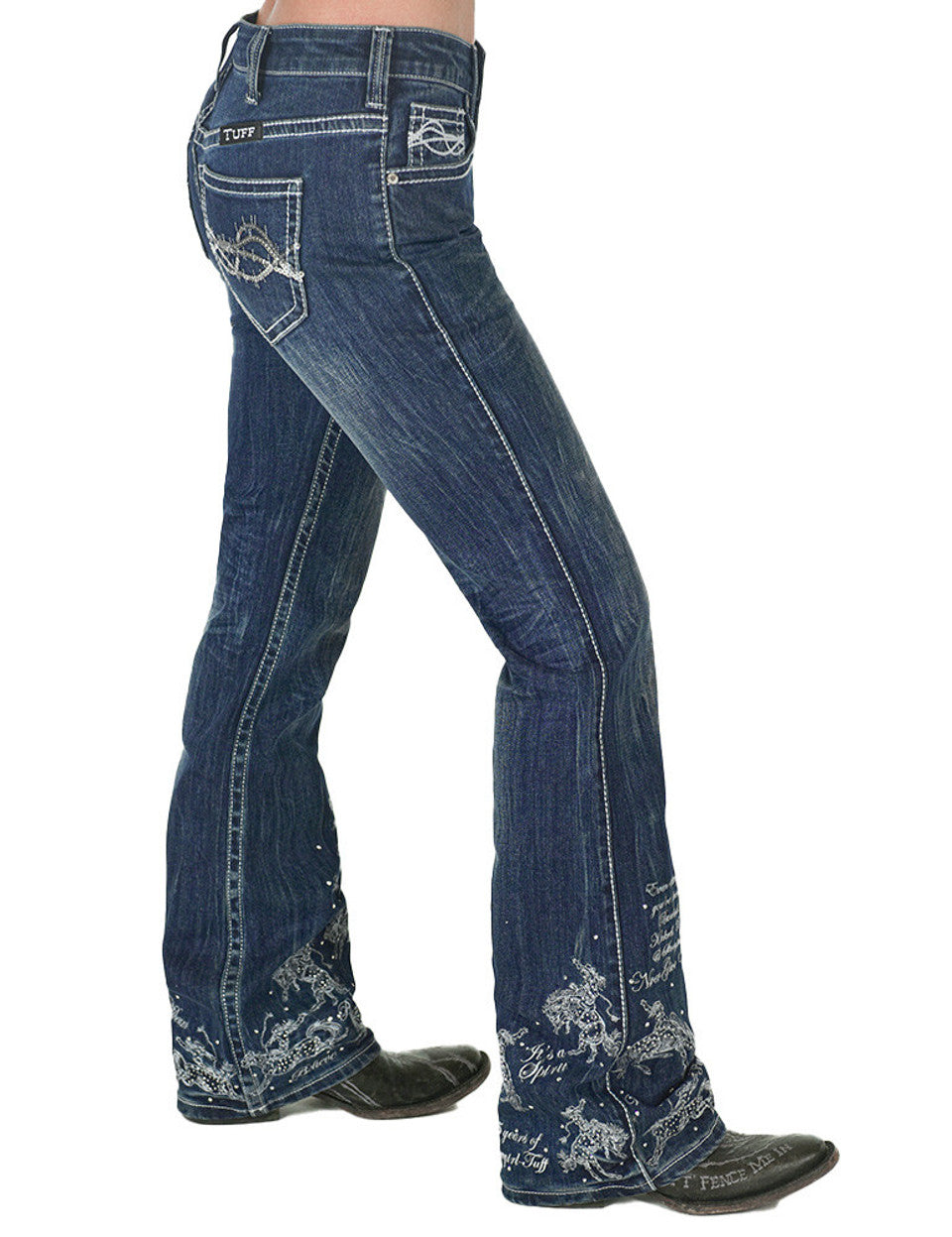 Cowgirl Tuff 25th Anniversary Bootcut Jeans