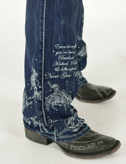 Cowgirl Tuff 25th Anniversary Bootcut Jeans