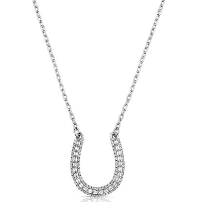 Montana Silversmiths Frosted Luck Necklace