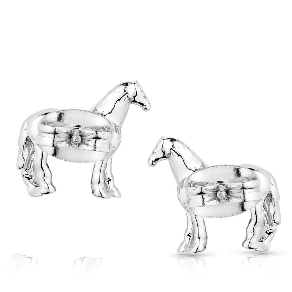 Montana Silversmiths AQHA Quarter horse Earrings