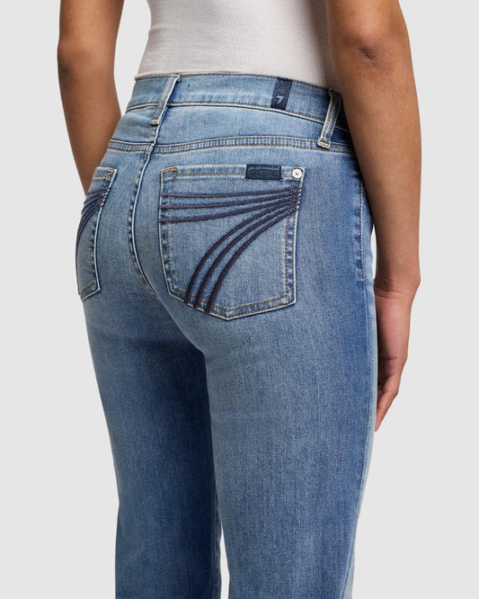 7 - For All Mankind Dojo Distress Authentic Light Jeans