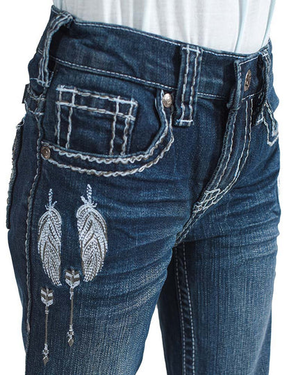 Cowgirl Tuff Girls Fly Jeans