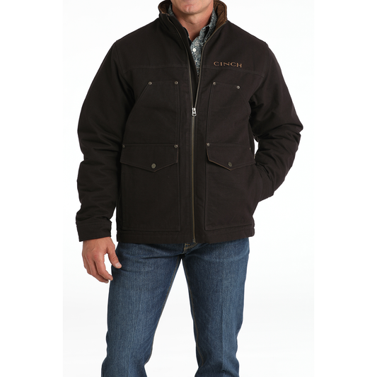 Cinch Mens Canvas Brown Jacket