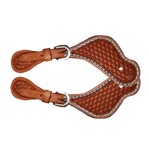 Basket Weave Spur Straps