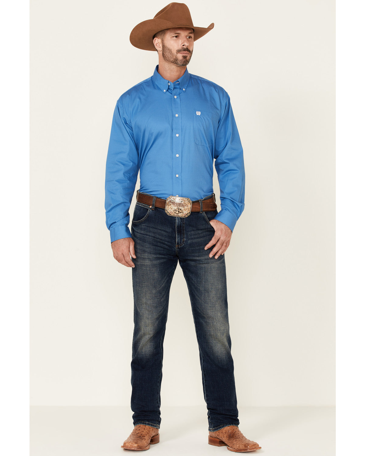 Cinch Mens Shirt - Blue