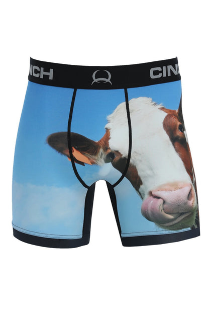 Cow Print Briefs - 6 inch leg