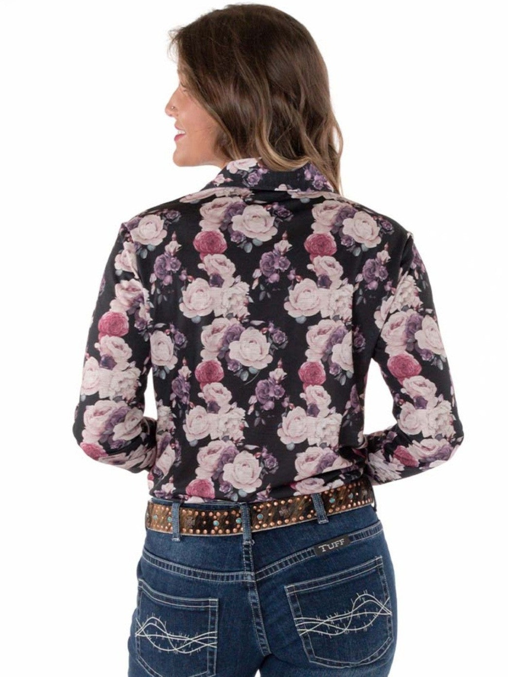 Cowgirl Tuff - Floral Pullover Shirt