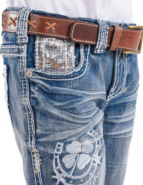 Cowgirl Tuff Girls Double Lucky Jeans