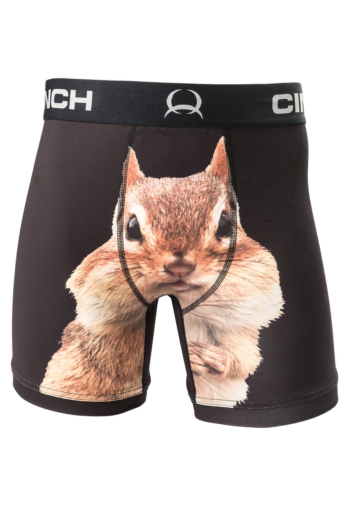 Squirrel Print Briefs - 6 inch leg