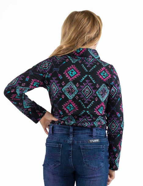 Cowgirl Tuff Girls Aztec Shirt