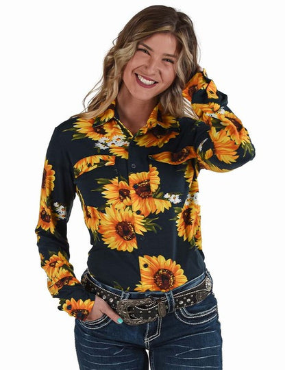 Cowgirl Tuff Pullover Buttonup Shirt